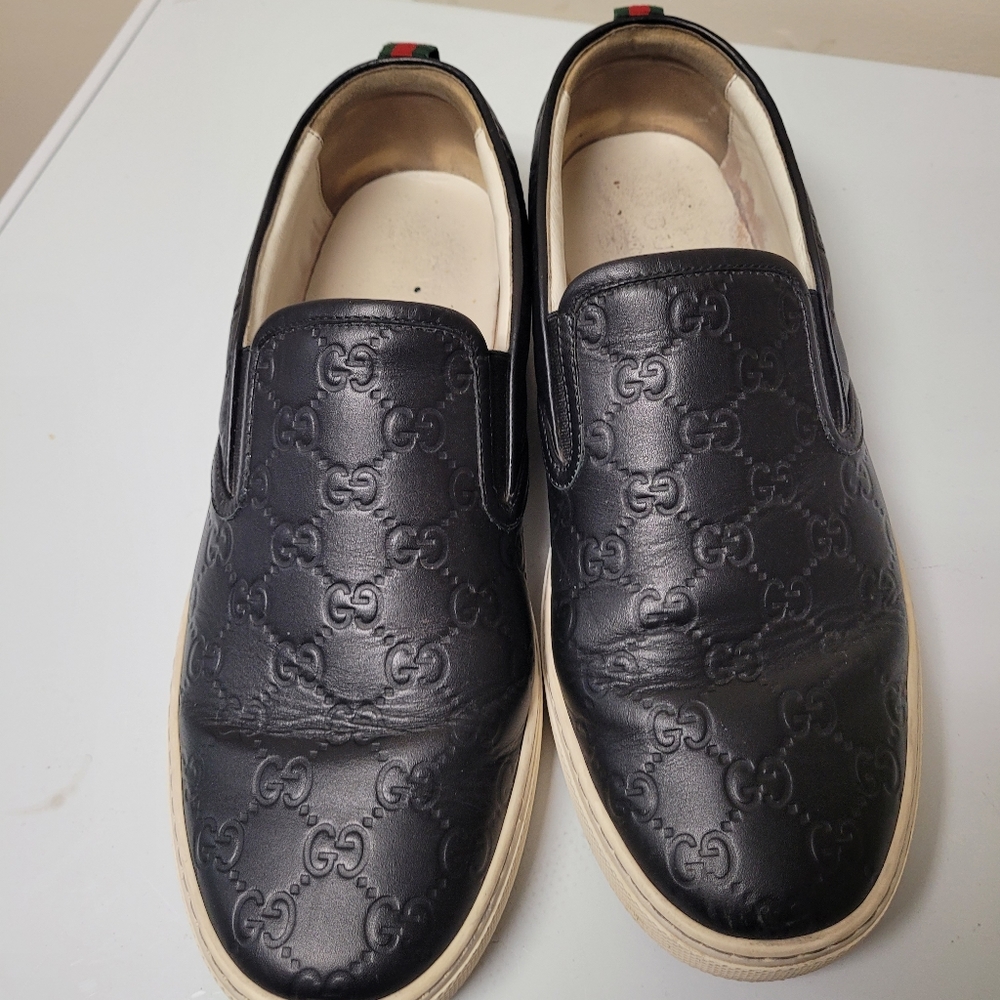 Gucci  slide on sneakers